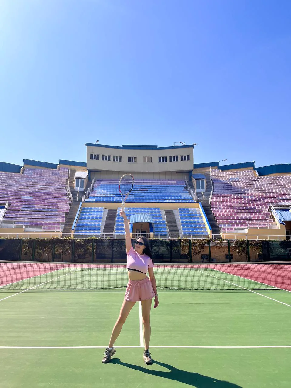 Виктория Серенкова на корте Tashkent Open